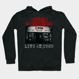 social distortion live at cbgb Hoodie